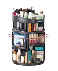 Plastic skin care round creative desktop storage rack