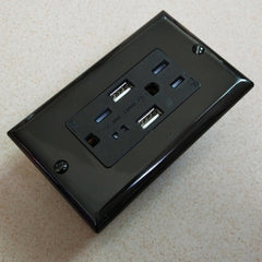 American Standard Usb Charging Socket, Dual Switch Socket, Tablet Phone, Smart Charging Socket