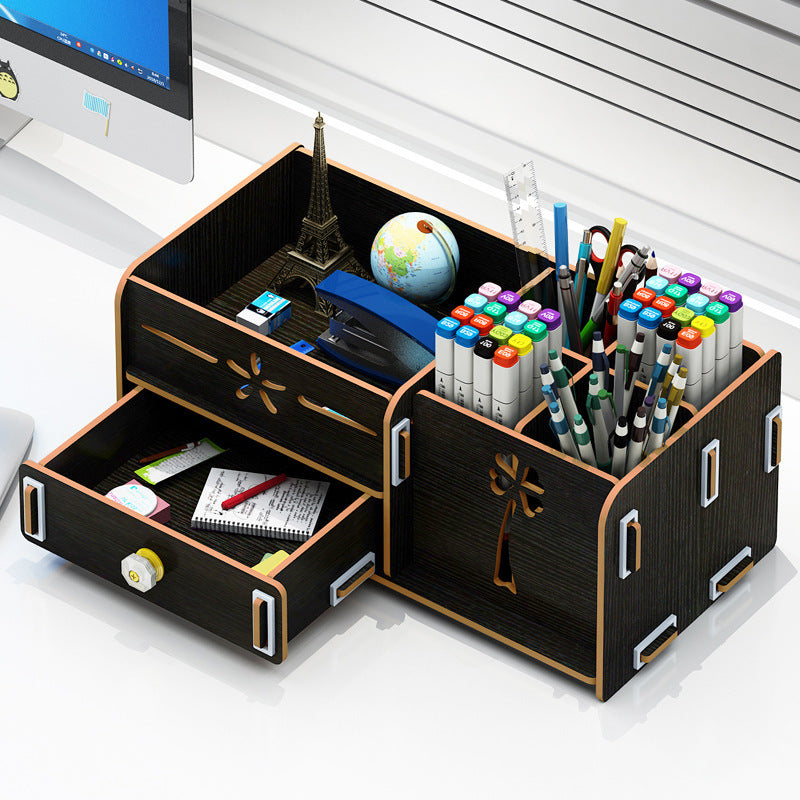 Creative Pen Holder Storage Box Desktop Decoration