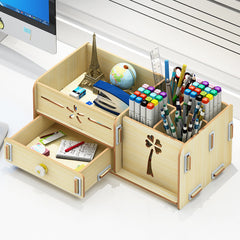 Creative Pen Holder Storage Box Desktop Decoration