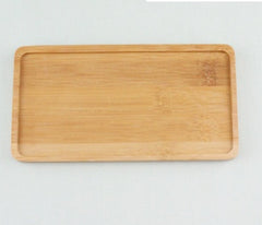 Bamboo Wooden Shaped Pot Plant Trays