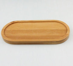 Bamboo Wooden Shaped Pot Plant Trays