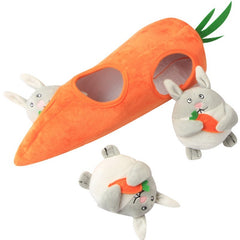 Pet voice toy carrot house