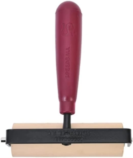 Speedball Deluxe Soft Rubber Brayer, 4-Inch