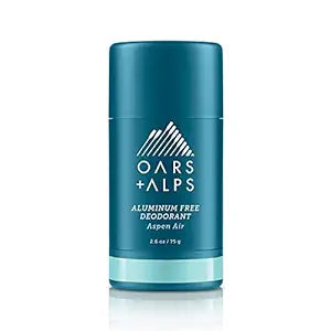 Oars + Alps Aluminiumfreies Deodorant für Männer und Frauen, dermatologisch getestet und aus sauberen Inhaltsstoffen hergestellt, Reisegröße, Aspen Air, 1 Packung, 2,6 Unzen