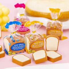 Creative Cute Toast Bread Eraser Creative Stationery