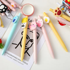 Creative Cute Cartoon Press Stationery Pen