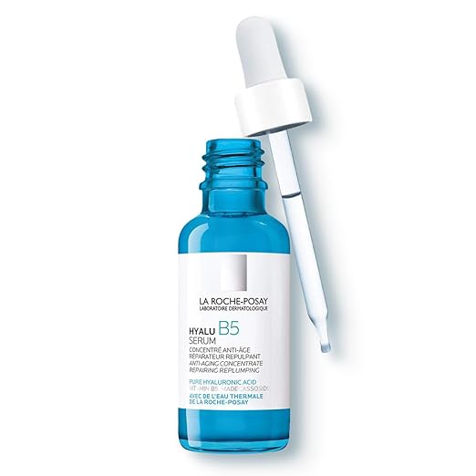 La Roche-Posay Hyalu B5 reines Hyaluronsäure-Serum für das Gesicht, mit Vitamin B5, Anti-Aging-Serum für feine Linien und Falten, feuchtigkeitsspendendes Serum zur Aufpolsterung und Reparatur trockener Haut, sicher auf empfindlicher Haut 