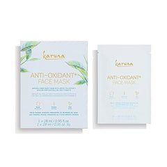 Karuna Skin - Anti-Oxidant+ Sheet Masks for Revitalized Skin, Moisturizing & Hydrating Face Masks Skincare Essential, Sheet Mask with Green Tea, Licorice & Chrysanthellum, 4 Sheets per Pack