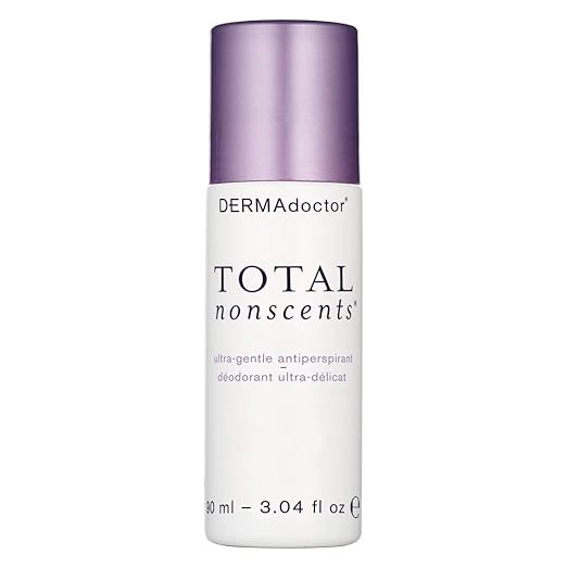 DERMAdoctor Total NonScents Ultra-sanftes Antitranspirant für empfindliche Haut, dermatologisch getestet, parfümfrei, hypoallergenes Deodorant, 3 oz 