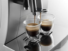 De'Longhi DeLonghi doppelwandige Thermo-Espressogläser, 2er-Set, normal, klar, 90 Milliliter 