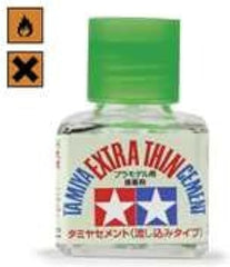 Tamiya 87038 Extra Thin Cement Glue Fine Tip 40ml