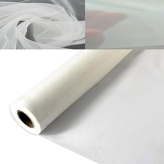 3 Yards 1.27 Meters Silk Screen Printing Fabric Mesh Screen Printing Mesh Wide High Tension Mesh Making Ink Supplies 110 Mesh（43T）