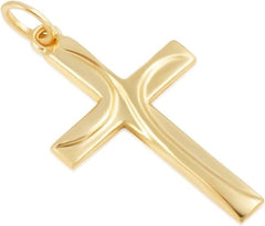 JULIETTE COLLECTION Religiöse Anhänger/Charms mit Kreuz aus 14-karätigem Gelbgold für Männer und Frauen – erhältlich in verschiedenen Designs