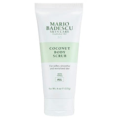 Mario Badescu Coconut Body Scrub for All Skin Types | Body Scrub that Softens and Smoothes |Formulated with Niacinamide & Salicylic Acid| 6 OZ