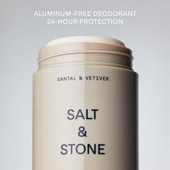 SALT &amp; STONE Deodorant | Extra starkes natürliches Deodorant für Frauen und Männer | Frei von Aluminium mit Algenextrakten, Sheabutter und Probiotika | Frei von Parabenen, Sulfaten und Phthalaten (2,6 oz) 