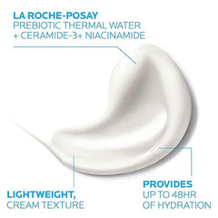 La Roche-Posay Toleriane Crema hidratante facial de doble reparación | Crema facial hidratante diaria con ceramida y niacinamida para todo tipo de piel | Sin aceite | Sin perfume 