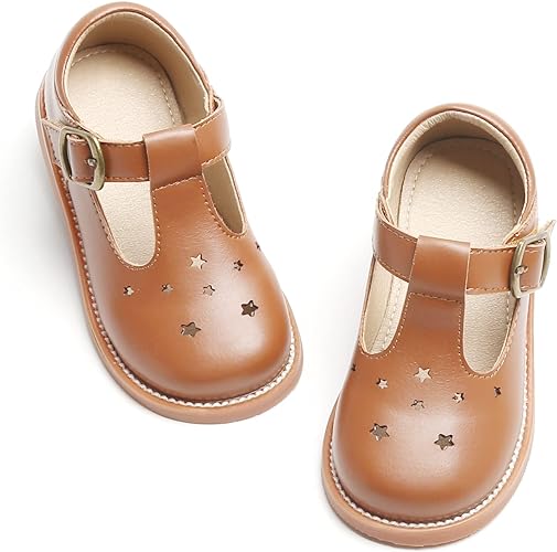 Otter MOMO Girl's T-Strap School Uniform Dress Shoe Mary