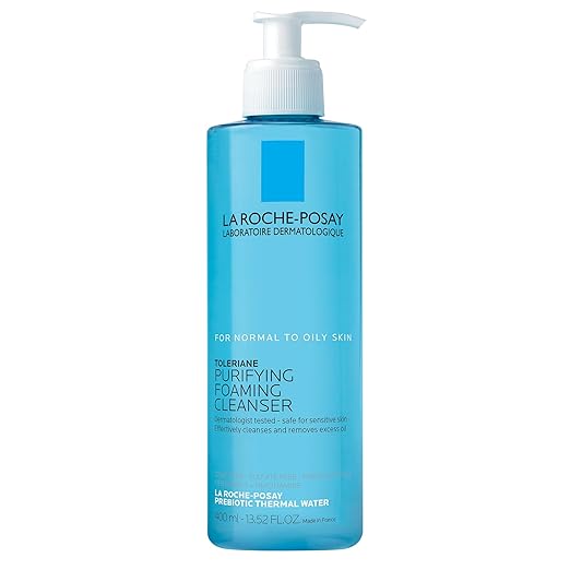 La Roche-Posay Toleriane Purifying Foaming Facial Cleanser, Oil Free Face Wash for Oily Skin and for Sensitive Skin with Niacinamide, Pore Cleanser Won’t Dry Out Skin, Unscented