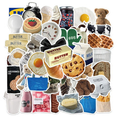 50 Stickers Ins Cute Decorative Stickers