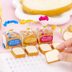 Creative Cute Toast Bread Eraser Creative Stationery