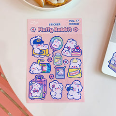 Super Cute Cute Bunny Phone Case Stickers