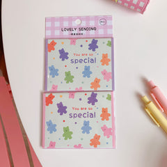 Mini Folding Birthday Holiday Greeting Cards