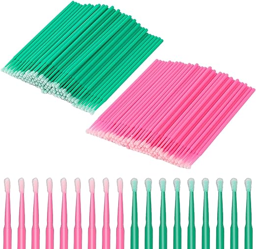 200 Pcs Sewing Machine Cleaning Brushes Tool Kit, Disposable Bendable Pointed Tips Clean Sticks Multi-Purpose Long-Handled Cleaning Swabs for Makeup Cleaning Charging Port Sewing Machine Paint