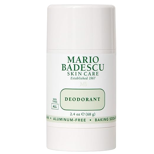 Mario Badescu Deodorant angereichert mit hautliebenden Pflanzenstoffen | Frei von Aluminium und Backpulver | Hält die Achselhöhlen den ganzen Tag frisch | Für den täglichen Gebrauch | 2,4 FL. OZ