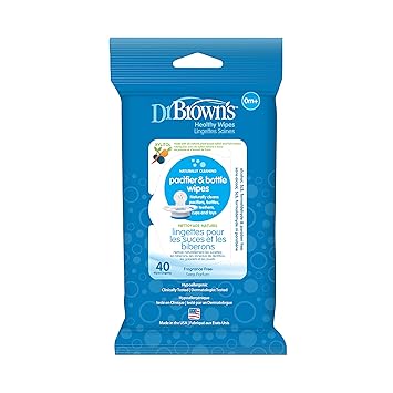 Dr. Brown's Pacifier and Bottle Wipes, 40 Count