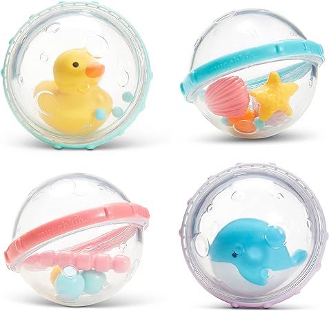 Munchkin® Float & Play Bubbles™ Baby and Toddler Bath Toy, 4 Count