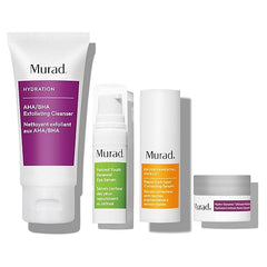 Murad The Recovery Specialists – 4-teiliges Probiergrößenset (im Wert von 87 $) – AHA/BHA-Reiniger 2 Unzen, Retinol-Augenserum 0,17 Unzen, Dark Spot Correcting Serum 0,33 Unzen und Hydro Dynamic Moisturizer 0,25 Unzen 