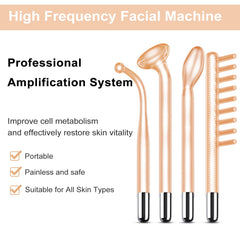 High Frequency Facial Machine - High Frequency Facial Wand, Device for Skin Care