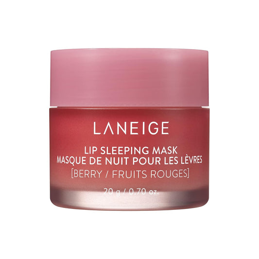 LANEIGE Lip Sleeping Mask - Berry: Nutre e hidrata con vitamina C, antioxidantes, 0.7 oz. 