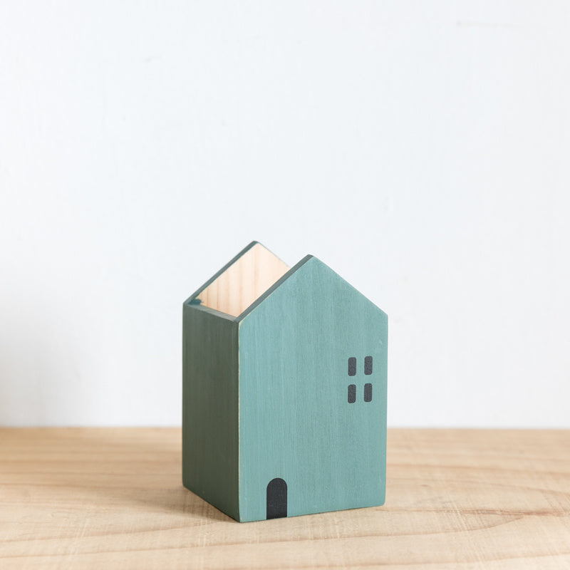 Desktop Cute Bookshelf Stationery Pen Holder