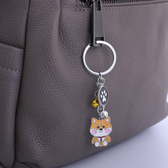 Fashion Pet Cartoon Shiba Inu Keychain Pendant