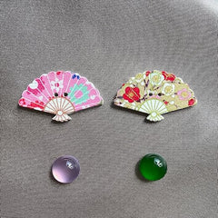 4 Pieces Fan Needle Minders, Magnetic Needle Nanny, Cross Stitch Embroidery Needlework Accessories