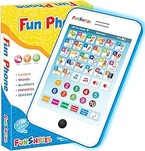 Kid Tablet - Kindergarten Learning Activities, ABC Learning for Toddlers, Learning & Education Toy for 3 Year Olds+, Learning Letters & Alphabet, Kids Phone Toy for Speech Therapy & Letter Sounds