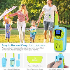 Walkie Talkies – Walkie Talkies Radios de 2 vías de largo alcance para adultos y niños Walkie Talkies recargables, juego de 4 unidades con alerta NOAA manos libres iVOX, juguetes para niñas y niños de 3, 4, 5, 6, 7, 8, 9, 10, 11, 12 años 