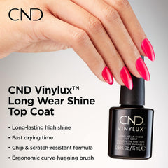 Longwear Nail Polish by, Gel-like Shine & Chip Resistant, High Gloss, 0.5 Fl Oz