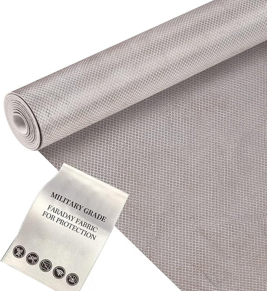 Faraday Fabric Military Grade Protection Fabric 98×43 inch Nickel Copper Faraday