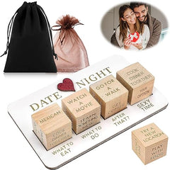 Ideas de regalos para parejas de dados de cita nocturna, dados de decisión, regalos del día de San Valentín para novia o novio, ideas románticas de cita nocturna para él y ella, regalos de aniversario, Navidad, cumpleaños para marido y esposa 