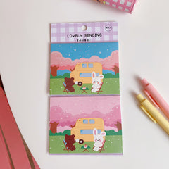 Mini Folding Birthday Holiday Greeting Cards