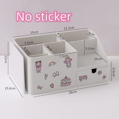 Creative Fashion Student Cute Desktop Storage Pen Bucket