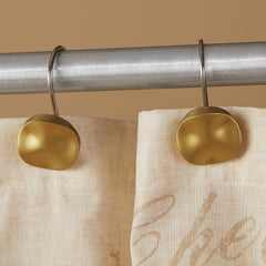 SKL Home Sparkle Shower Curtain Hooks, Gold