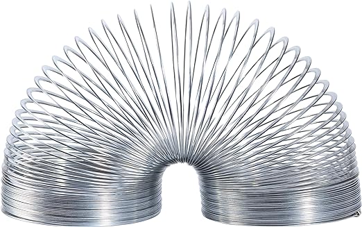 El juguete original Slinky Walking Spring, Metal Slinky, Fidget Toys, juguetes para niños a partir de 5 años de Just Play 