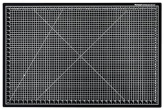 Dahle Vantage 10673 Self-Healing Cutting Mat, 24"x36", 1/2" Grid, 5 Layers for Max Healing, Perfect for Crafts & Sewing, Black