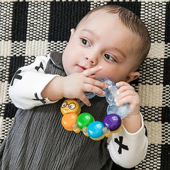 Baby Einstein Teether-pillar Rattle and Chill Teething Toy, Ages 3 months +