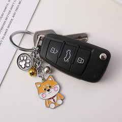 Fashion Pet Cartoon Shiba Inu Keychain Pendant