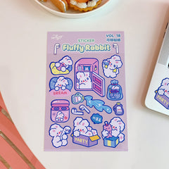 Super Cute Cute Bunny Phone Case Stickers